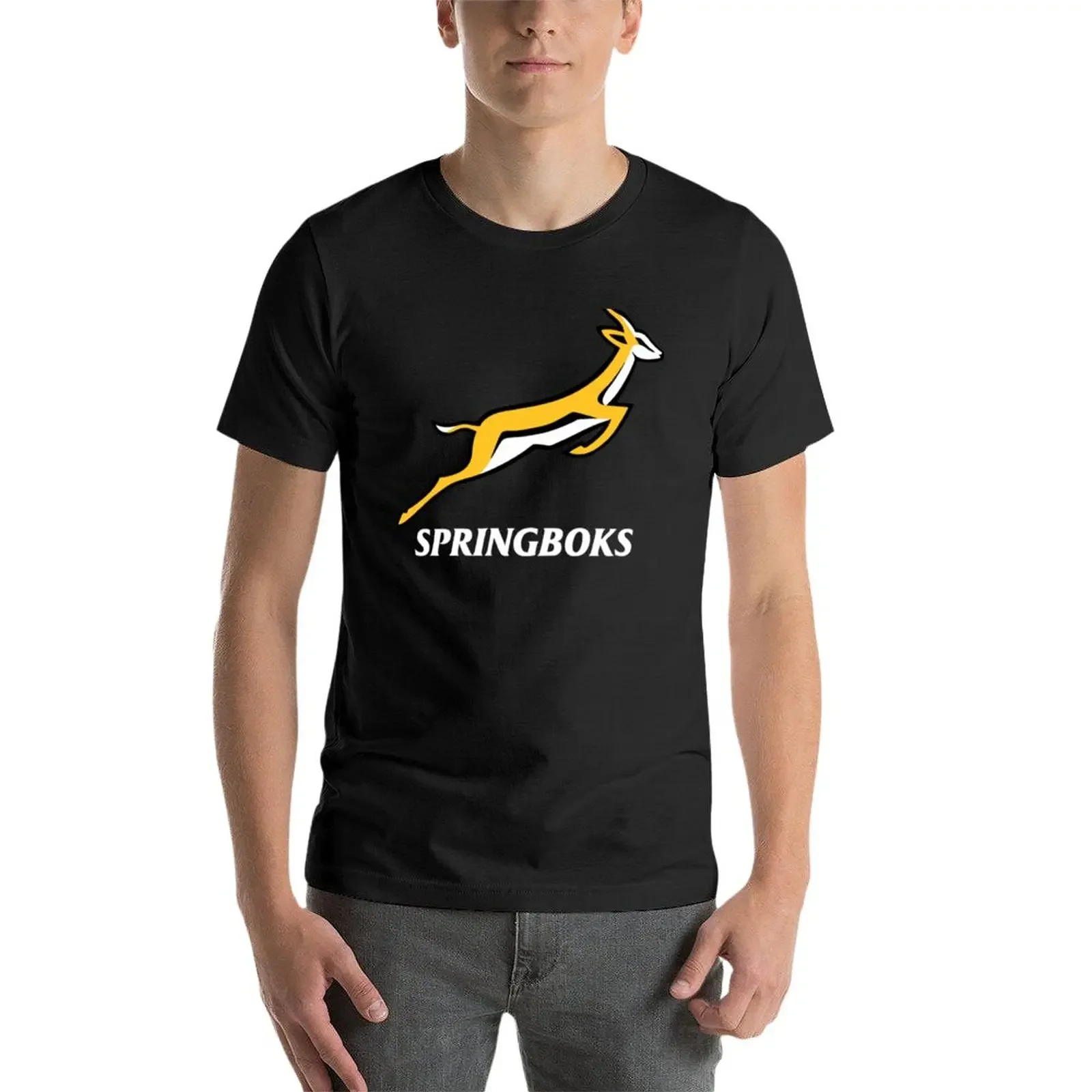 New BEST SELLER - South Africa National Rugby Merchandise T-Shirt customs design your own cute clothes black t-shirts for men