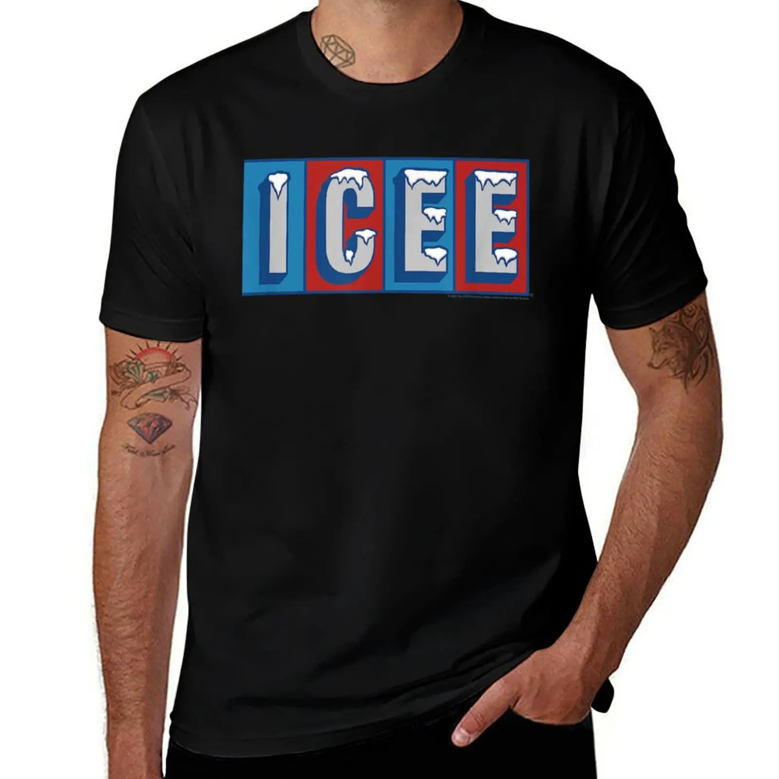 

ICEE T-Shirt Luxury man oversized t shirt gifts for boyfriend mens vintage t shirts