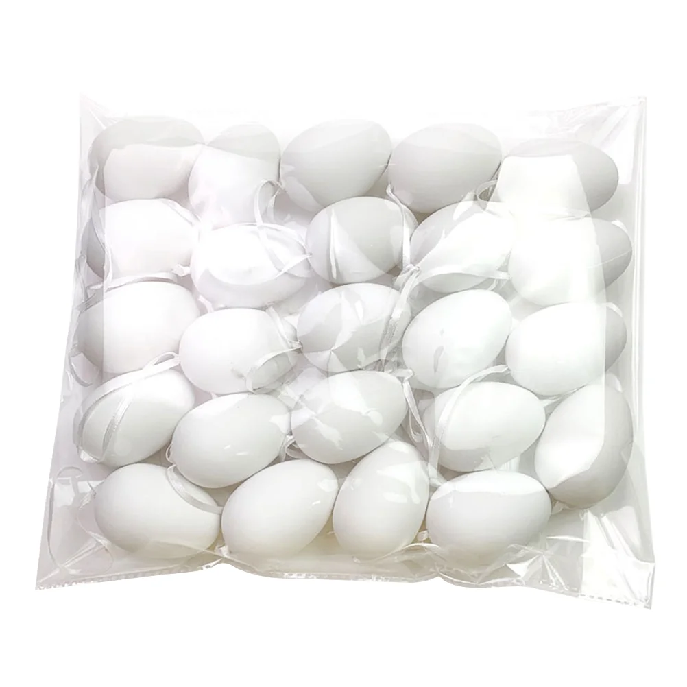 

24 Pcs Graffiti DIY Egg Painted Fake Easter Eggs Artificial Painting Foam Child