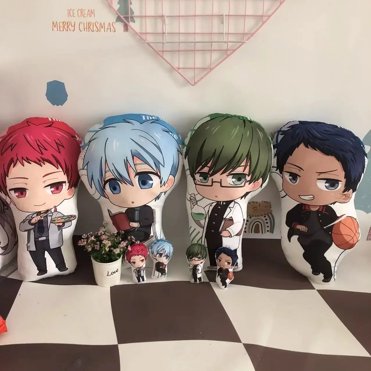 Hot Anime Animation Derivatives Plush Pillow Kuroko Tetsuya Kagami Taiga Hyuga Junpei Comfortable Brithday Gift for Friend