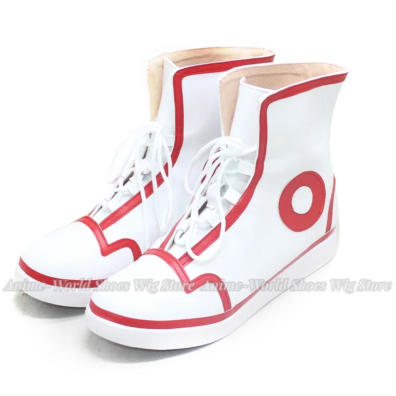 Anime  Denji Cosplay Shoes Party Denji Cosplay Boots Shoes PU Leather Party Props