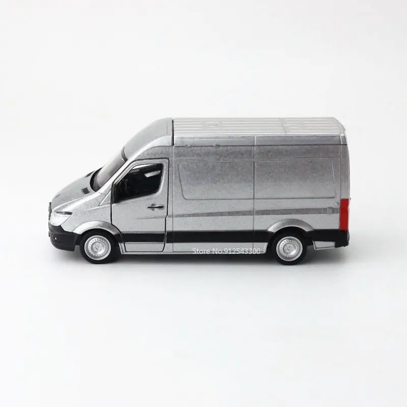 RMZ City 1/36 Mercedes Benz Sprinter Toy Miniature MPV Car Model Alloy Diecasts Vehicles Pull Back Doors Opened Car for Boy Gift