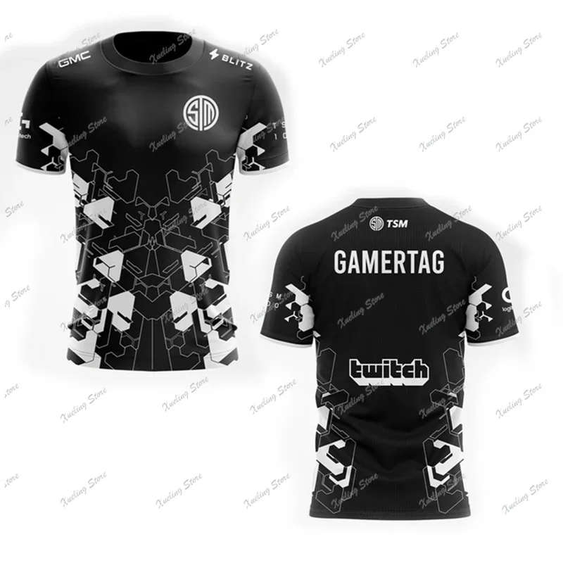 

2024 Latest Personalized Tsm Fan T-shirt for Men's Team Breathable Lol Short Sleeved T-shirt for Esports Games Fashion Breathabl