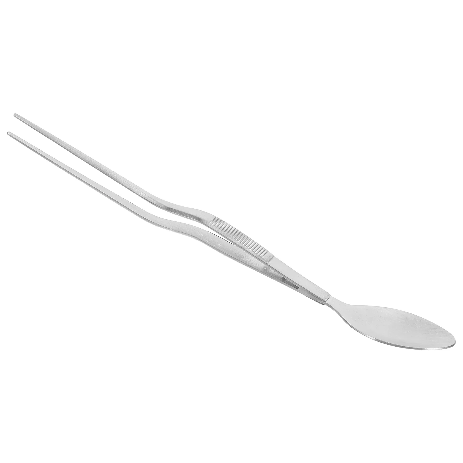 

Stainless Steel Tasting Spoon Tweezer Chef Serving Tongs for Plating Cold Dishes Buffet Salad Dressing Cooking Culinary Food