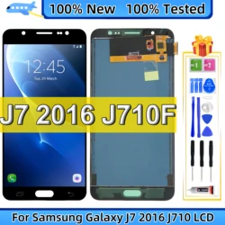 LCD Display Touch Screen Digitizer Assembly Replacement, Samsung Galaxy J7 2016, J710, SM-J710F, J710FN, J710H, J710M, J710FQ