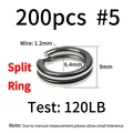 200pcs split 5