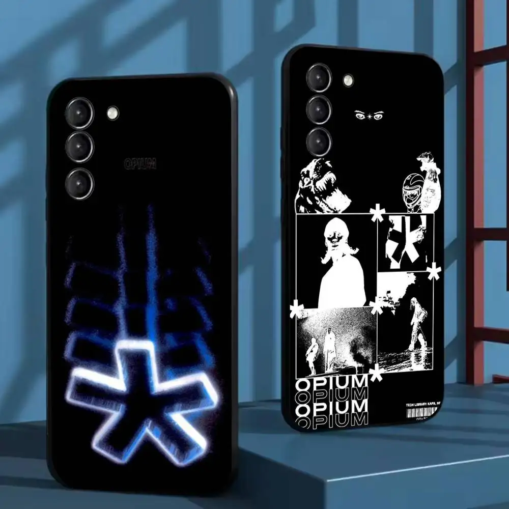 

O-Opium Rap Phone Case For Samsung Galaxy A 91,80,73,72,71,53,52,51,22,5G Shockproof Soft Black Cover