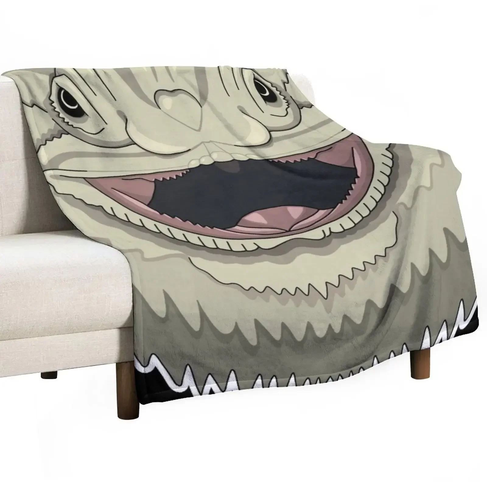 Bearded Dragon Throw Blanket Beach Decorative Sofa Decorative Sofas Blankets