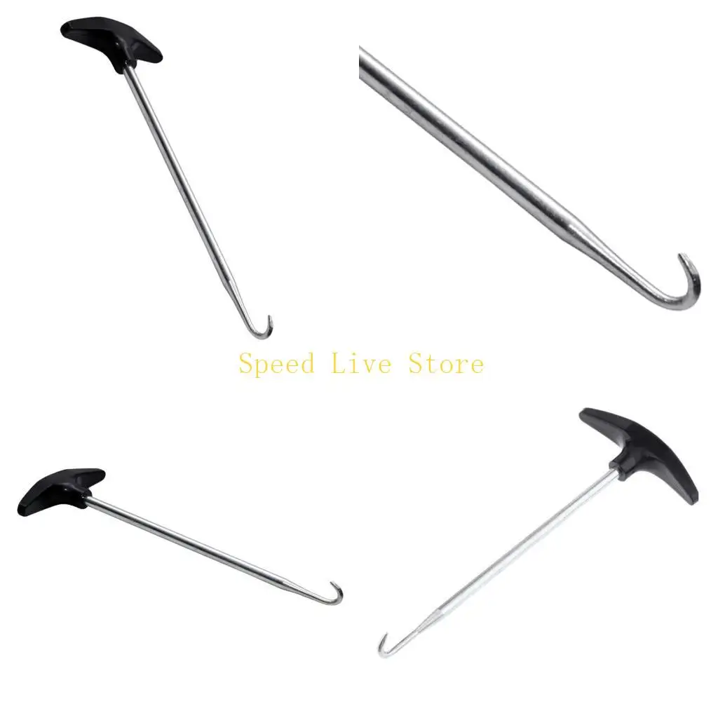 

547C Крючки для выхлопных пружин мотоцикла 6,8 × 3,4 дюйма, инструмент для снятия съемника пружин с Т-образной ручкой для