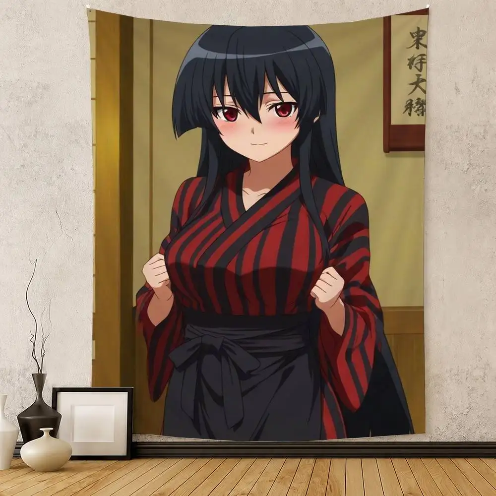 Anime Akame Hot Akame G-Ga KILL Flag Digital Printing Banner for Garage Wall Out Door Decoration