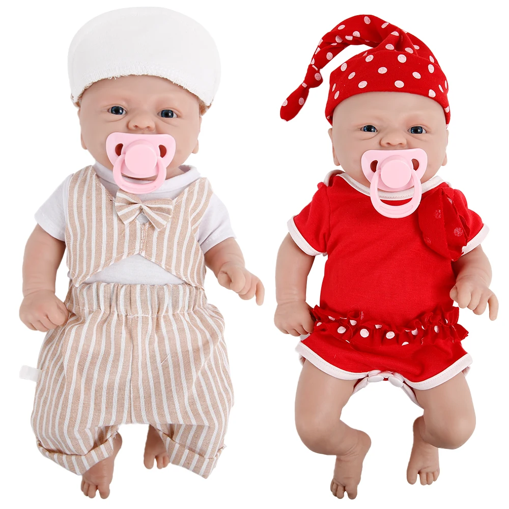 IVITA WG1512CT poupée bébé Reborn en Silicone complet 36 cm 1.76 kg sucette magnétique réaliste Bebe bébé jouet pour enfants avec des vêtements