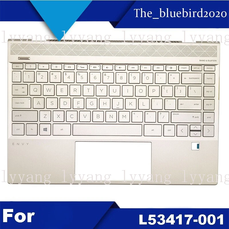 f  L53417-001 For HP ENVY13-AQ TPN-W144 C Shell W/ Backlit Keyboard Gold