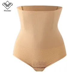 High Waisted Body Shaping Women's Panties Abdomen Control Butt Lifter Steel Bone Support Open Crotch Underwear Women Shapewear