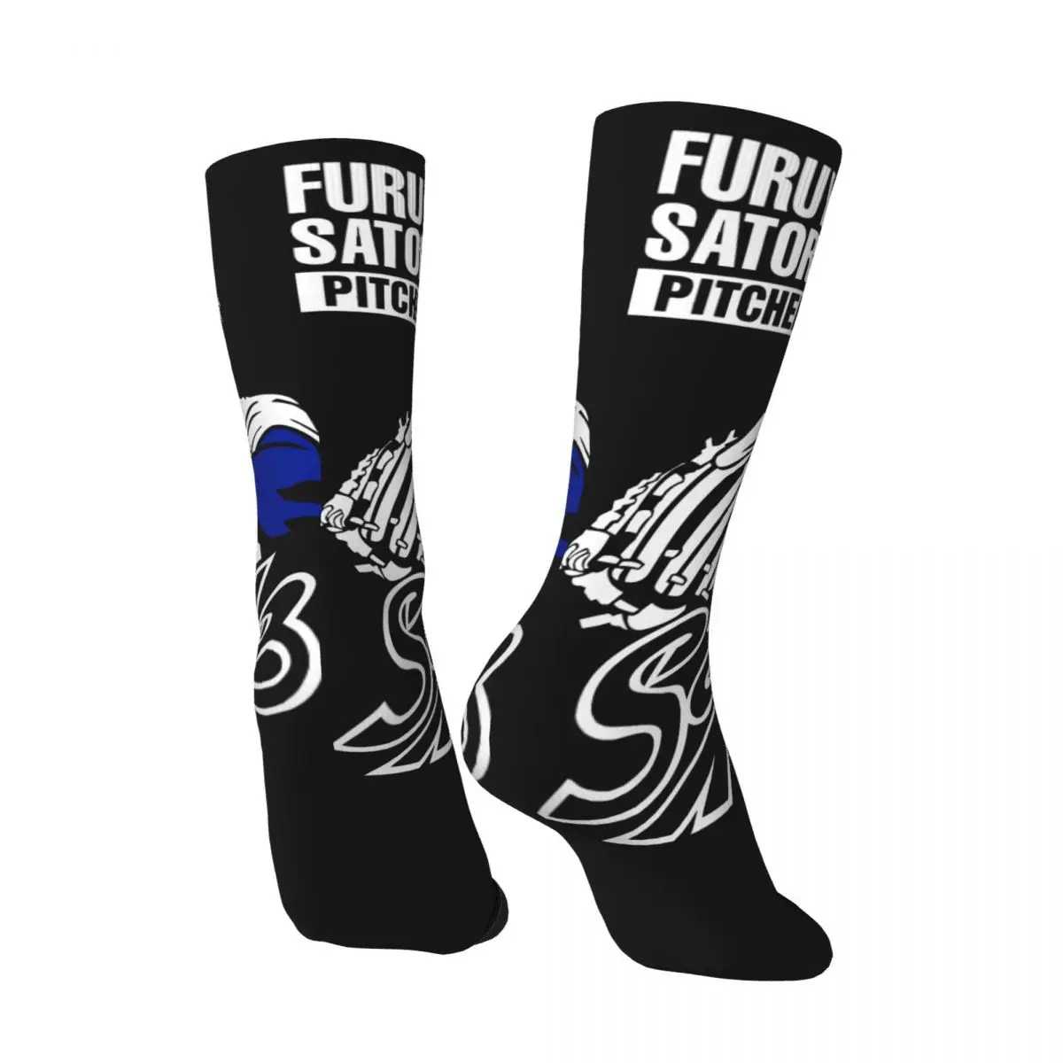 Hip Hop Retro Furuya Satoru Crazy Men's compression Socks Unisex The Professional Leon Mathilda Norman Film Harajuku Crew Sock