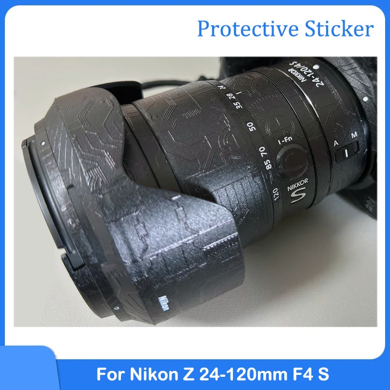 Наклейка на объектив камеры Nikon Z 24-120 мм F4 S, виниловая пленка, защитная пленка от царапин Z24-120 24-120 F/4 F4S F/4S