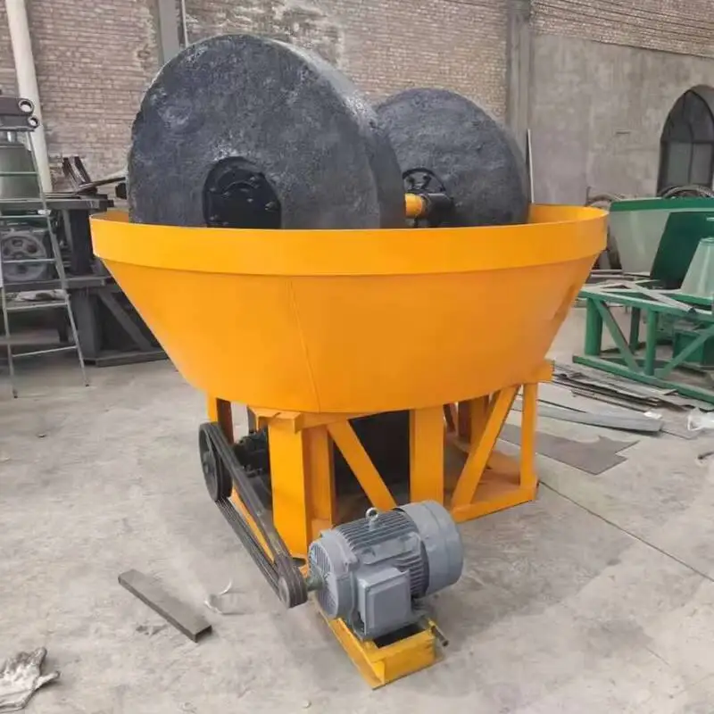 Wet Mini Model Gold Ore Mill for Beneficiation/wet Grinders/wet Pan Mill with