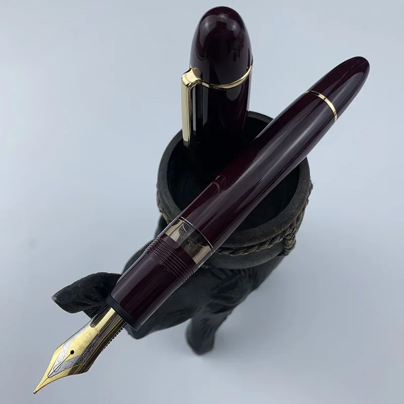 Yongsheng 630 Brief Fountain Pen Iraurita Nib Fine Nib Piston Resin Gold Clip Pen  Stationery Business Writing Gifts