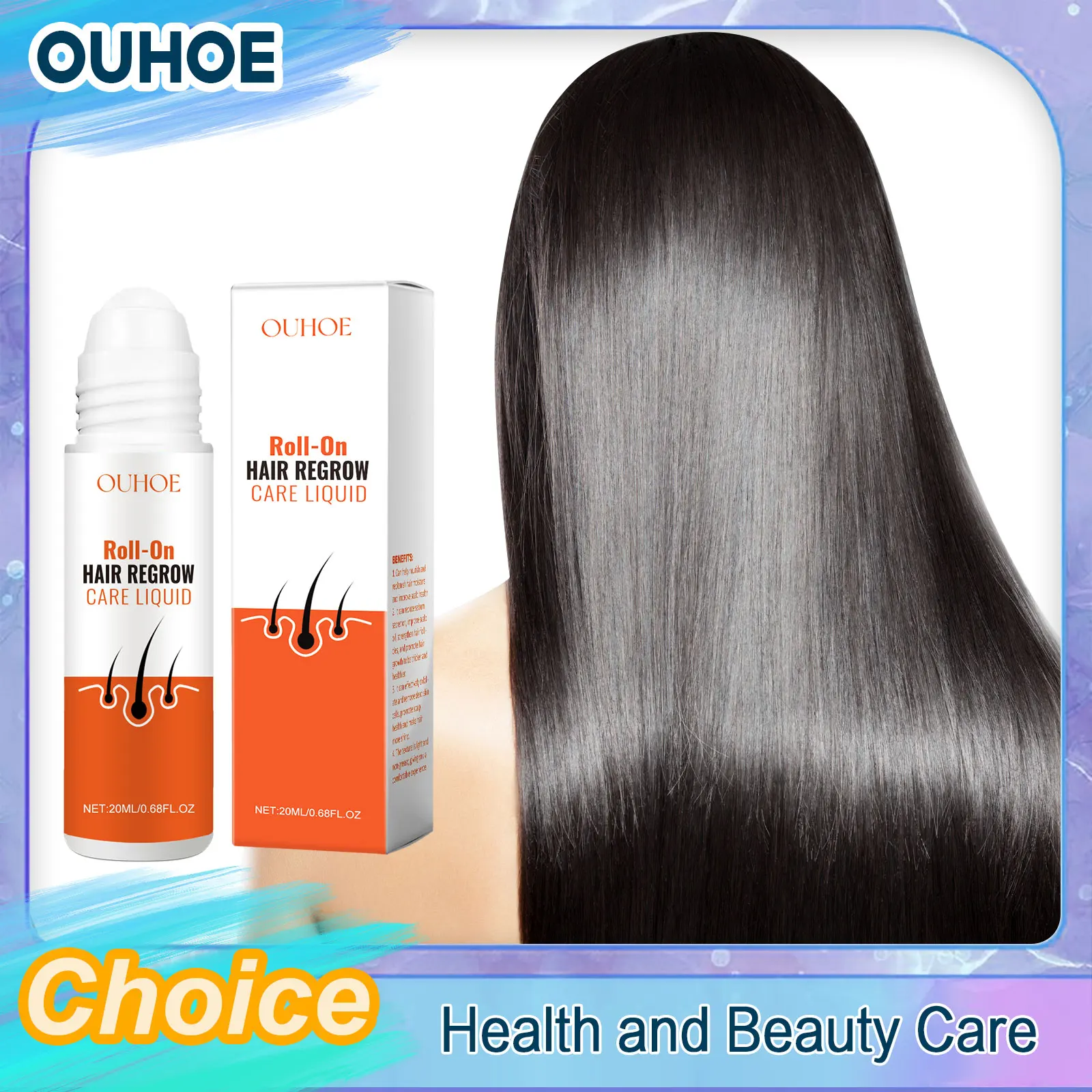 Hair Care Essential Oil Nourishing Scalp Repair Damaged Regeneration Strengthen Hair Elasticity Smooth Shiny Hair Growth Serum