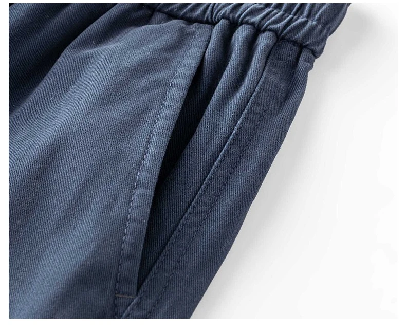 Bequeme Herren-Baumwollhosen | Frühling Sommer Gerade Geschnittene Weite Hose | Lässige Weite Hosen für den Alltag S-4XL – Detail 15