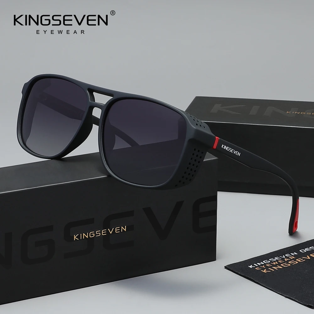 

Солнцезащитные очки KINGSEVEN UV400, поляризационные, для женщин и мужчин, модные очки для велоспорта, повседневные очки для вождения, спортивные очки для активного отдыха, прямоугольная оправа