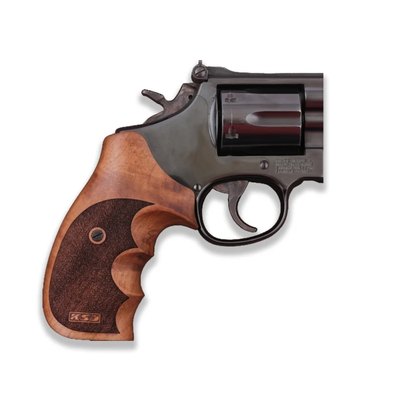 

KSD Brand Smith Wesson N Frame Round Butt Compatible Walnut Grips