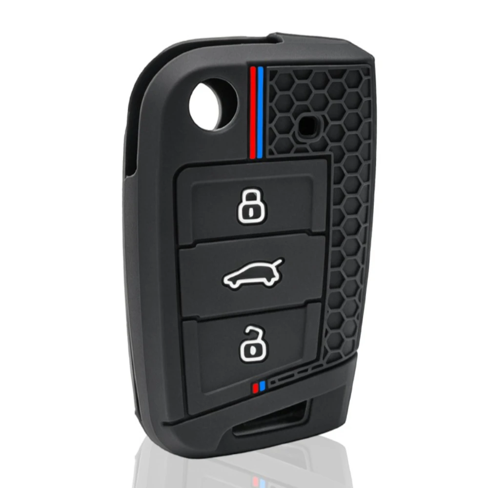 

For VW golf 7 GTI POLO T-Cross T-Roc touran Tiguan Skoda Octavia Rapid kodiaq Fabia Seat Ibiza leon Ateca Arona key case cover