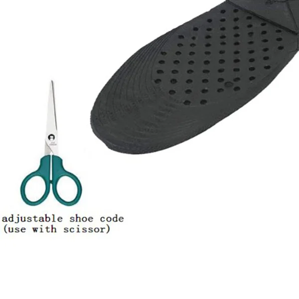 8Cm Height Insole 4-Layer Pu Taller Pad Anti-Slip Comfortable Insole Foot Care Tool For Men Women