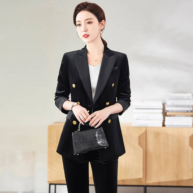 

Business Suit Women's Spring and Autumn New Fried Street Internet Celebrity Suit Graceful and Fashionable High-End Formal Casual