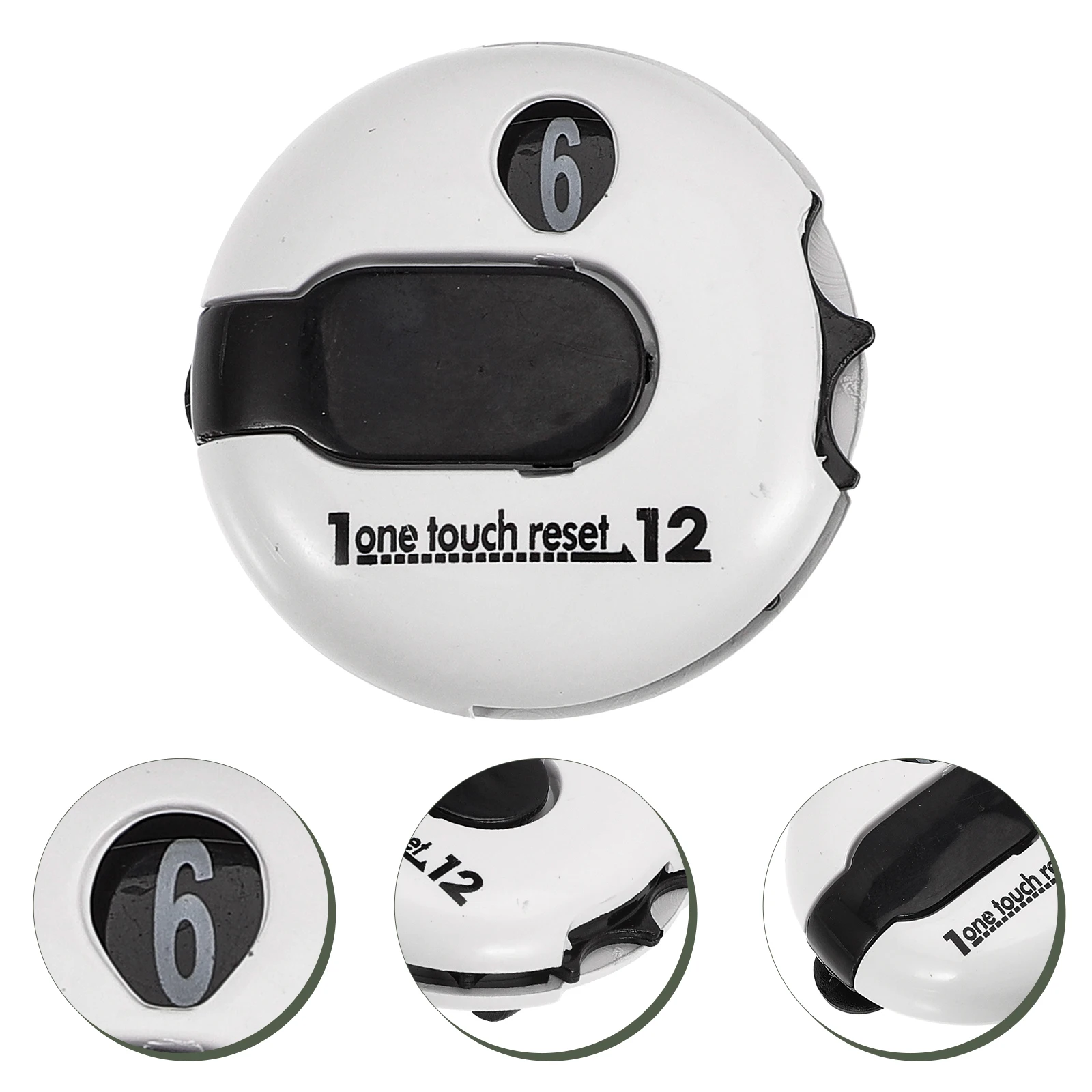 

Golf Scorer Score Counter Hat Clip Portable Golfing Scoring Device ABS Durable Simple Design Easy Operation Travel Bag Golfs