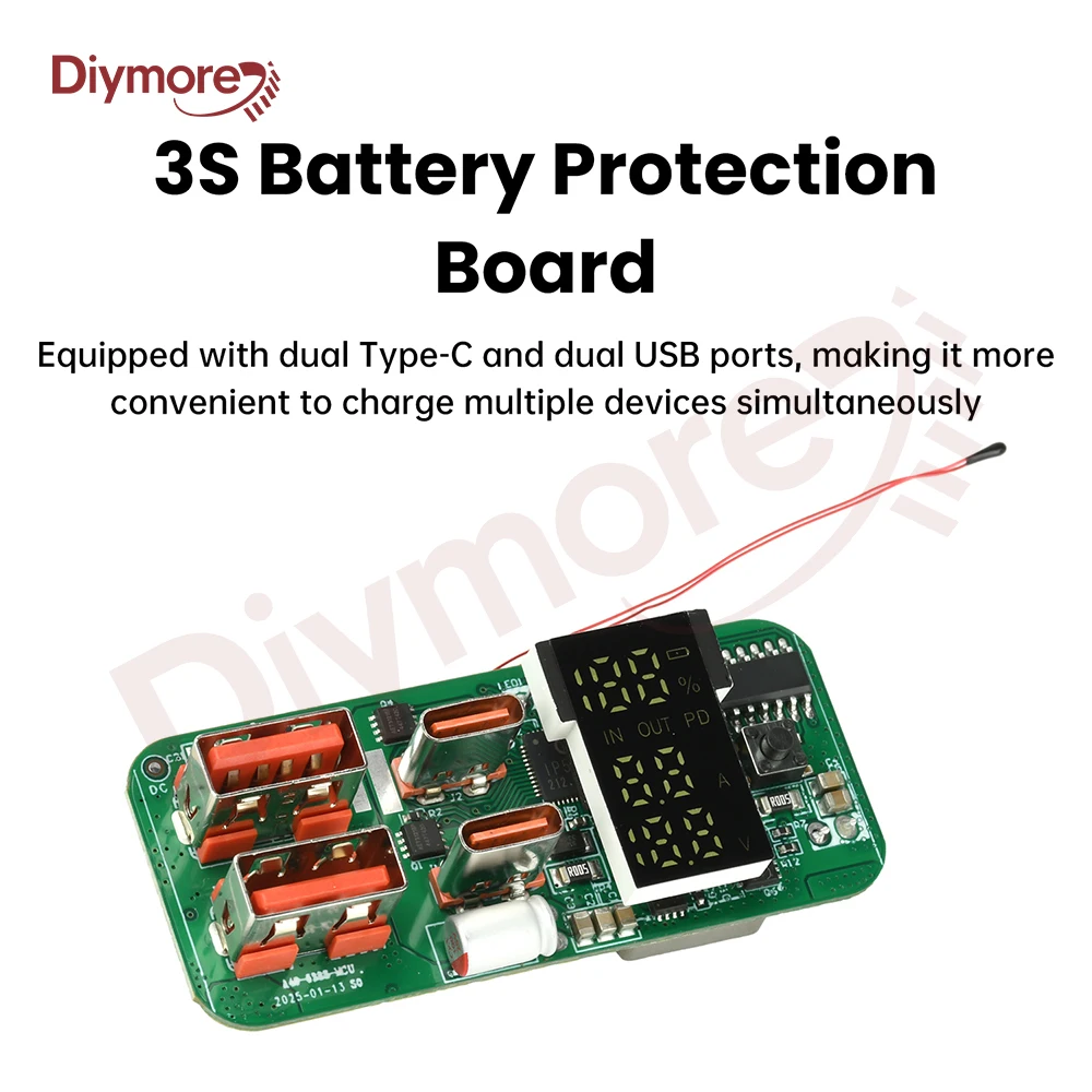 3s-bidirecional-carregamento-rapido-power-bank-mainboard-bateria-modulo-diy-display-led-com-sensor-de-temperatura-sonda-pd-45w