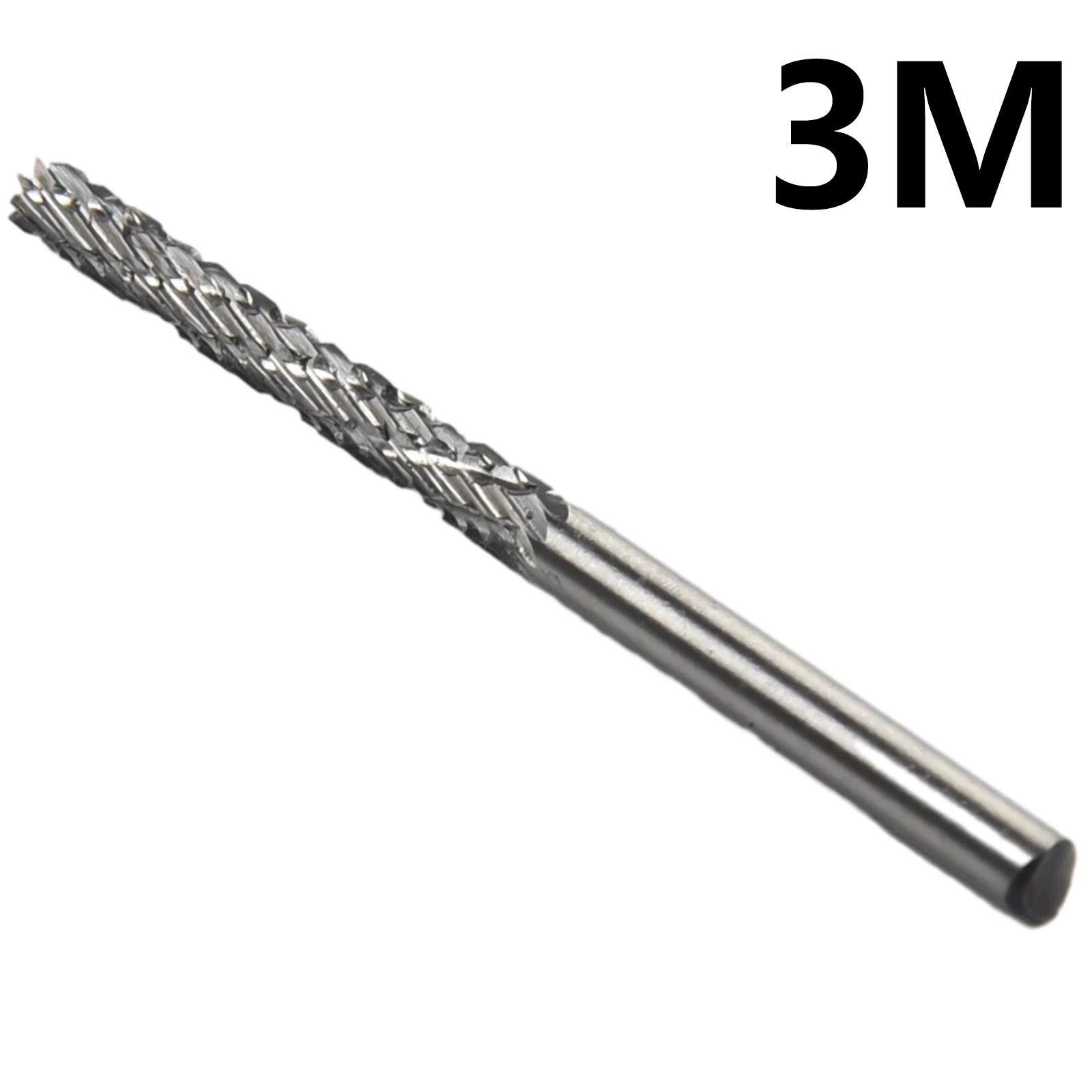 Aluminum Mahogany Furniture Wood Carving Rotary File Aluminum 1 Piece 3mm Shank Burr Cutter Diameter 3/4/5/6mm