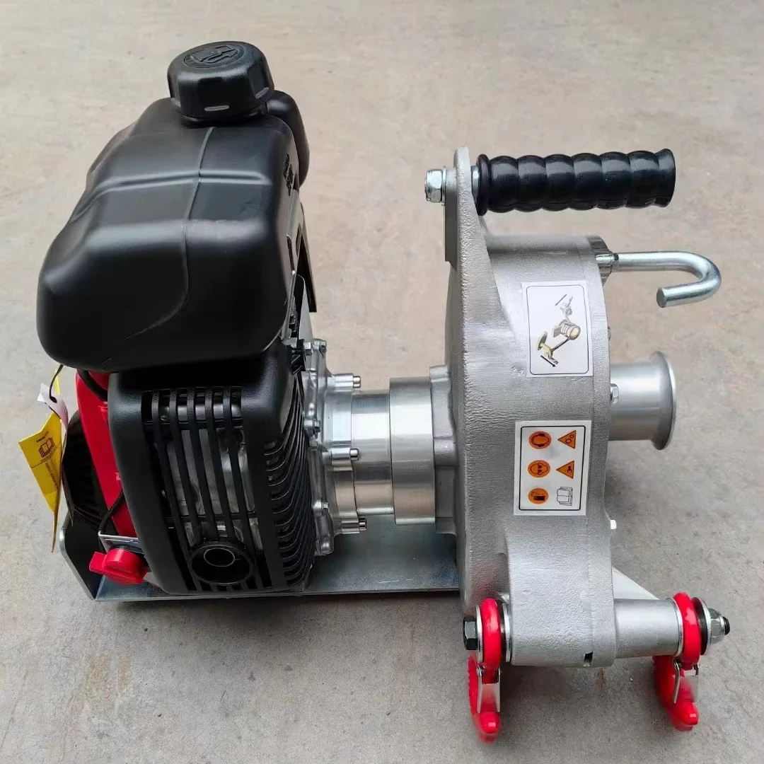 PCW-5000 휴대용 윈치 캡스턴 1000kg 견인 용량 브랜드 엔진 (임업 건설용)