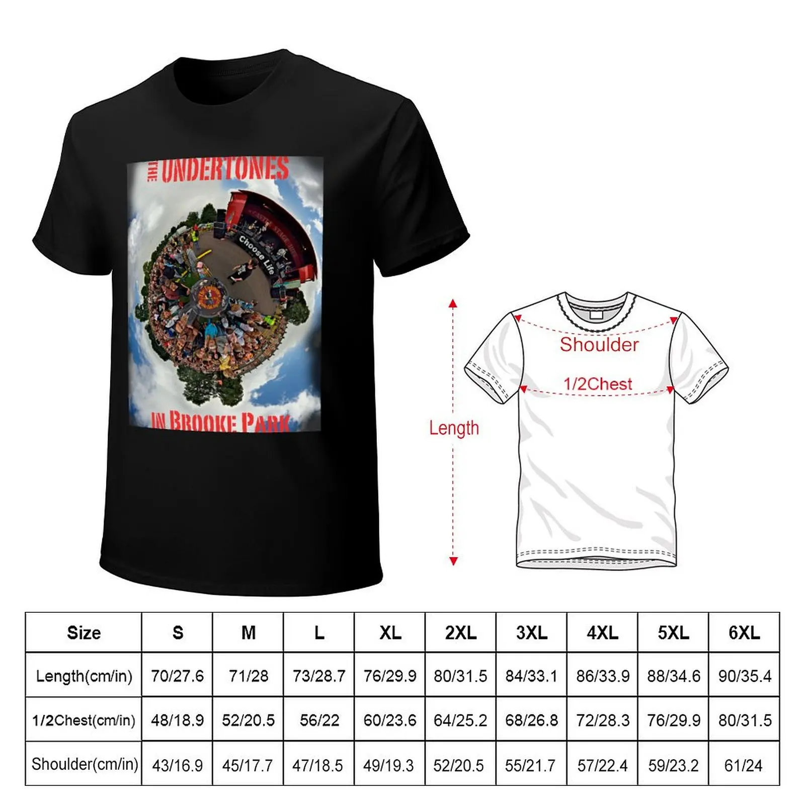 Teenage kicks - The Undertones play Brooke Park T-Shirt Basic Tee Shirt for Everyday Outfit