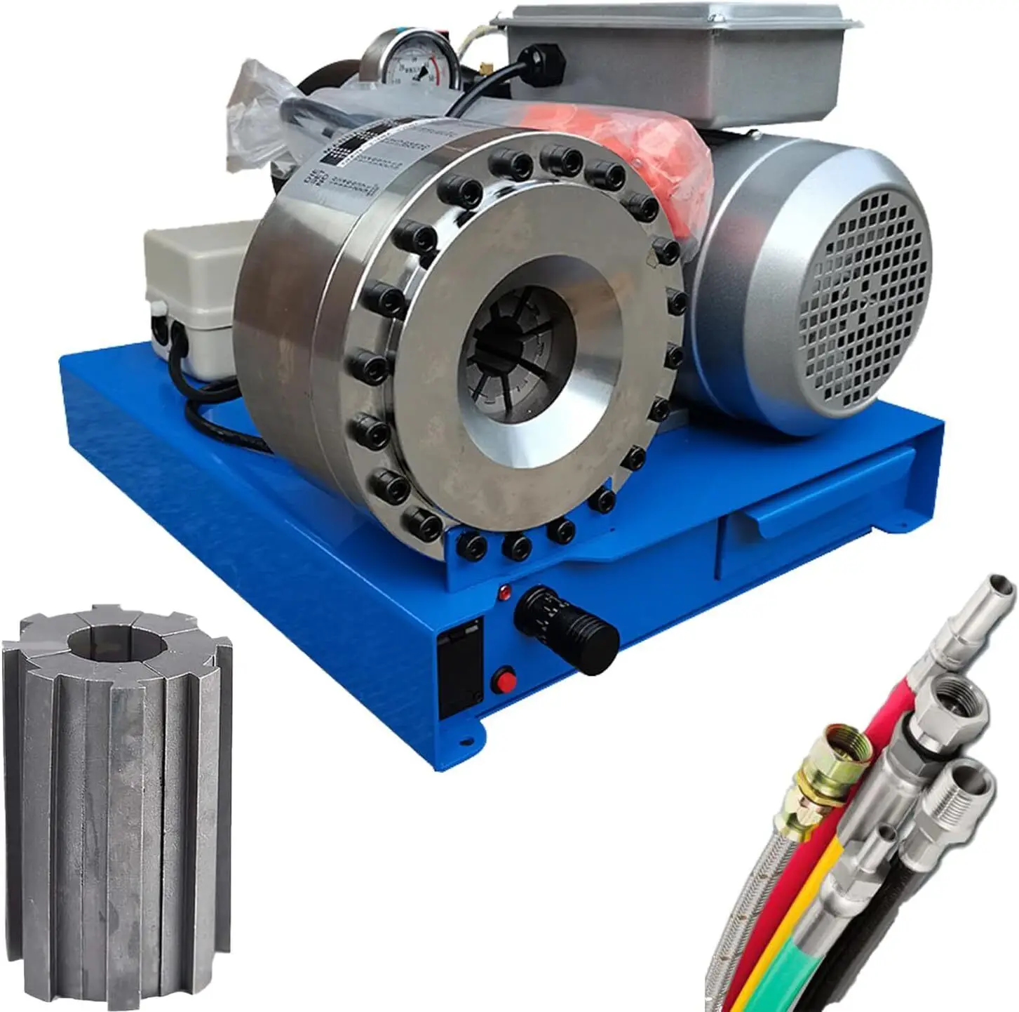 

DepositSxhBNT25E Модель 110 В/220 В/380 В Электрический гидравлический обжимной станок для шлангов 2,2 кВт Обжимной станок для шлангов Изготовление резиновых изделий Mac