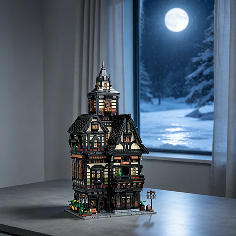 

6811pcs MOC MEDIEVAL MODULAR SERIES 1 THE SAGE S TOWERHOUSE Castle Model Building Blocks Creative Gift DIY Display Decor Adult