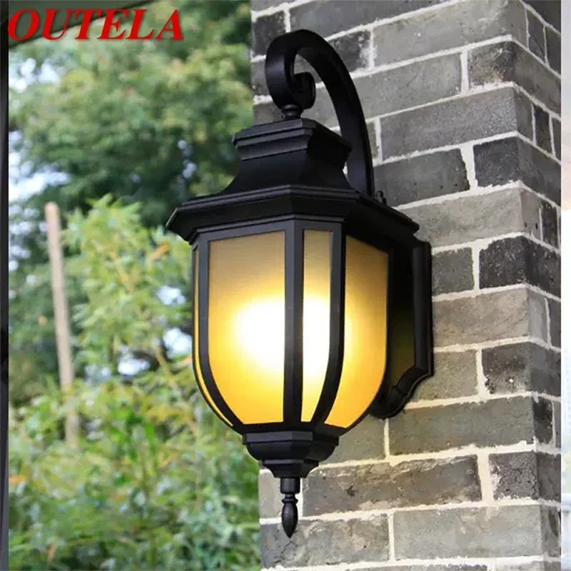 OUTELA Contemporary LED Outdoor Wall Lamps Electric Simplicity Waterproof Balcony Hallway Courtyard Villa Gate Hotel