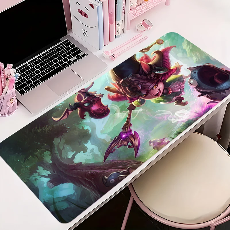 

Mouse Pad Office PC Accessories Keyboard Mat Anime Pattern Anti-slip Rubber L-league of Legends Lulu HD Mousepad Gamer Desk Mat