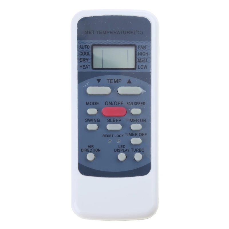 Replacement Remote Control for Air Conditioners R51M-E English Version Air Conditioning Remote Controller Repair Part