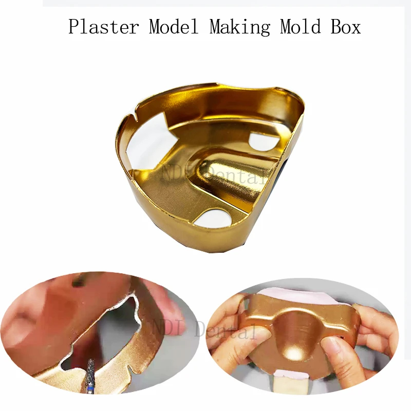 

﻿ 1 пара многофункциональных гипсовых форм-оснований для полных зубных протезов, зуботехническая гипсовая форма-основа, лоток для полного зубного протеза