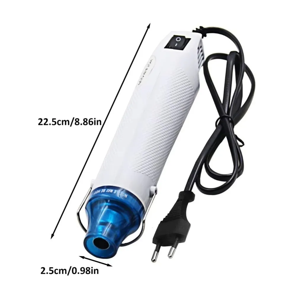 300W Heat Electric Power Tool 220V Shrink Plastic Hot Air DIY Tool Color With Supporting Seat