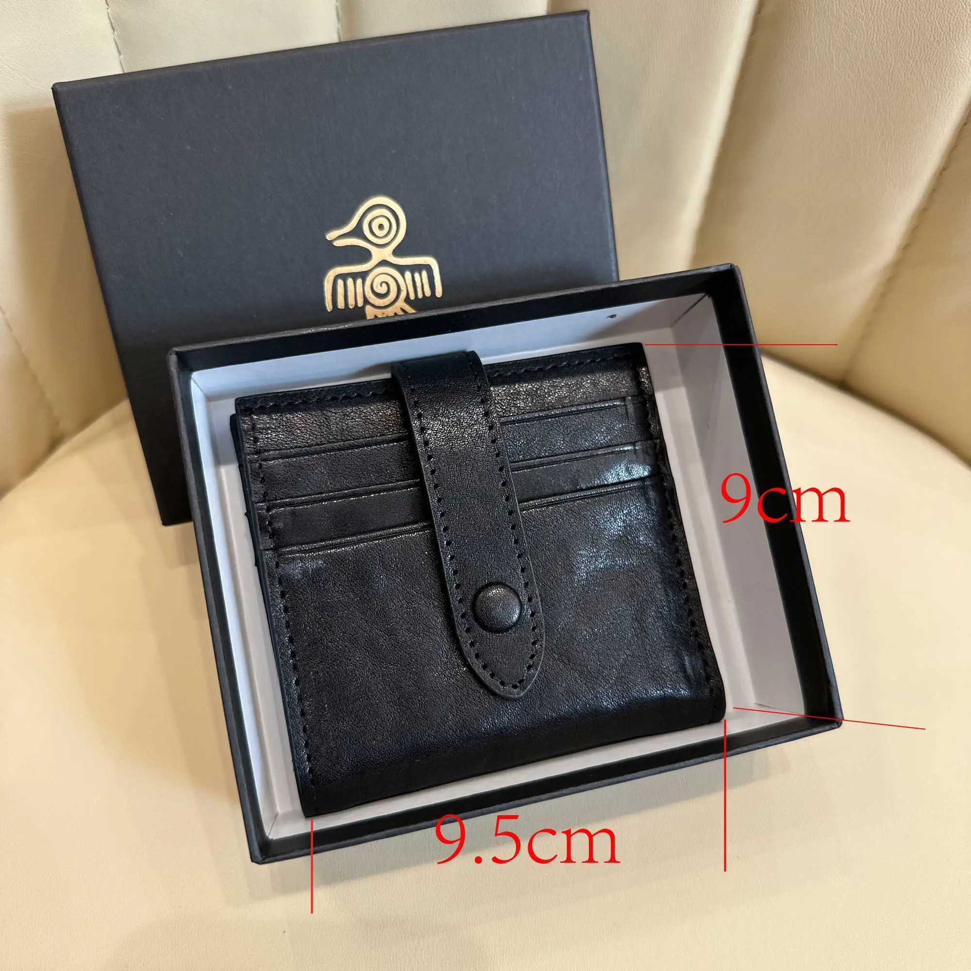 Orabird Genuine Leather Card Holder Wallet with Gift Box - Durable Card Holder for Business And Daily Use