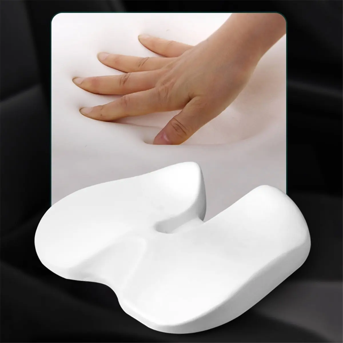 N14R Top Seat Cushion Anti-Slip Long-Term Sitting Pain Relief Comfortable Chair Car Seat Home Cushion