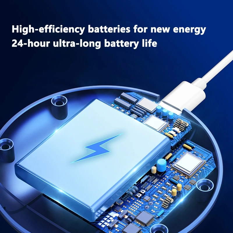 مكيف هواء صغير من Xiaomi MIJIA، مجفف شعر قابل للتعديل 720 درجة، شحن USB، بطارية كبيرة، محرك مزدوج، مكيف هواء محمول