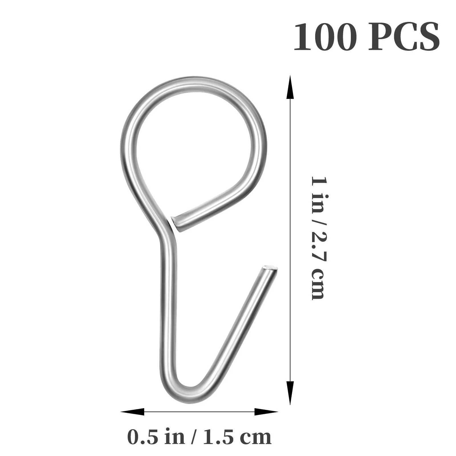 100Pcs Car Seat Cushion Hooks Premium Steel Fixing Hooks for Auto Seat Covers Mats Non-Slip Sturdy Lightweight Interior