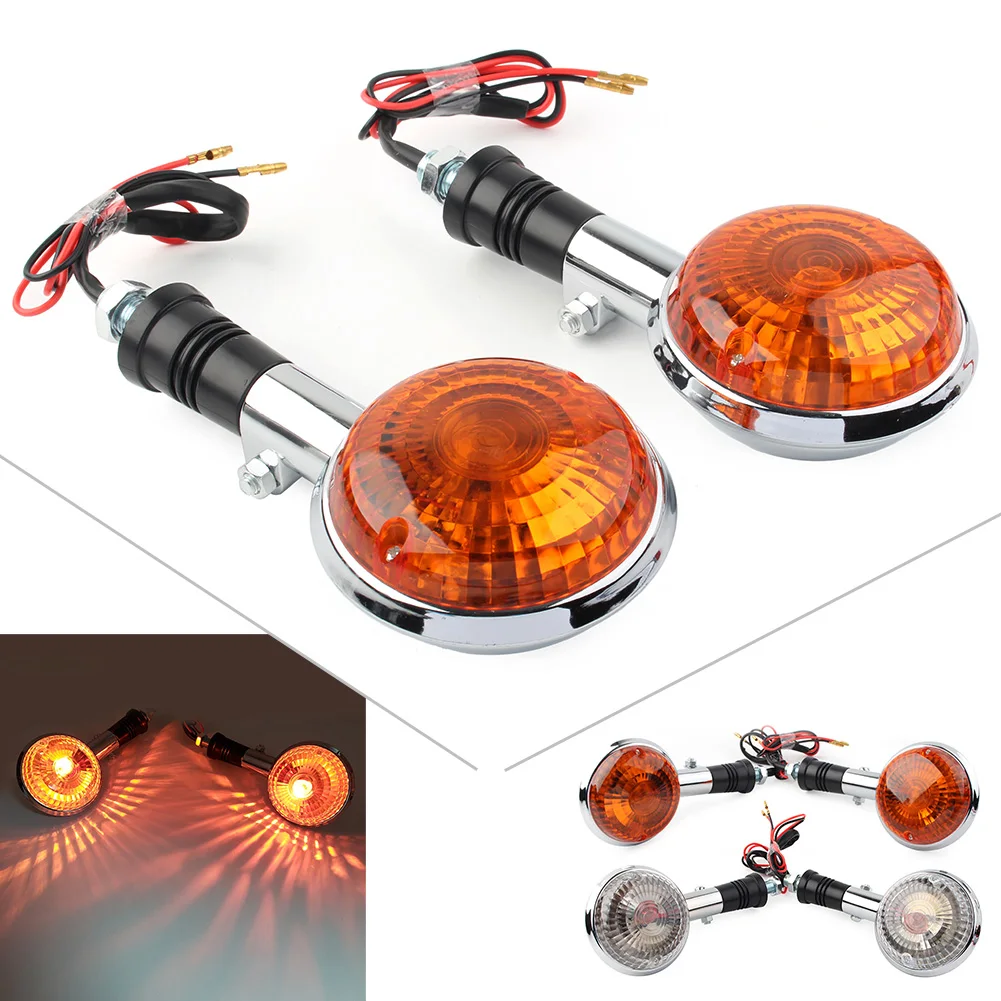 2Pcs Motorbike Turn Signal Indicator Light Indicator Blinker Lamp for Yamaha Vstar XVS XV400 650 1100 1300 V-MAX 1200