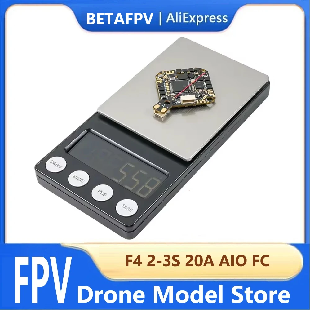 

BETAFPV F4 2-3S 20A AIO FC V1 для бесщеточного квадрокоптера Pavo Pico Whoop