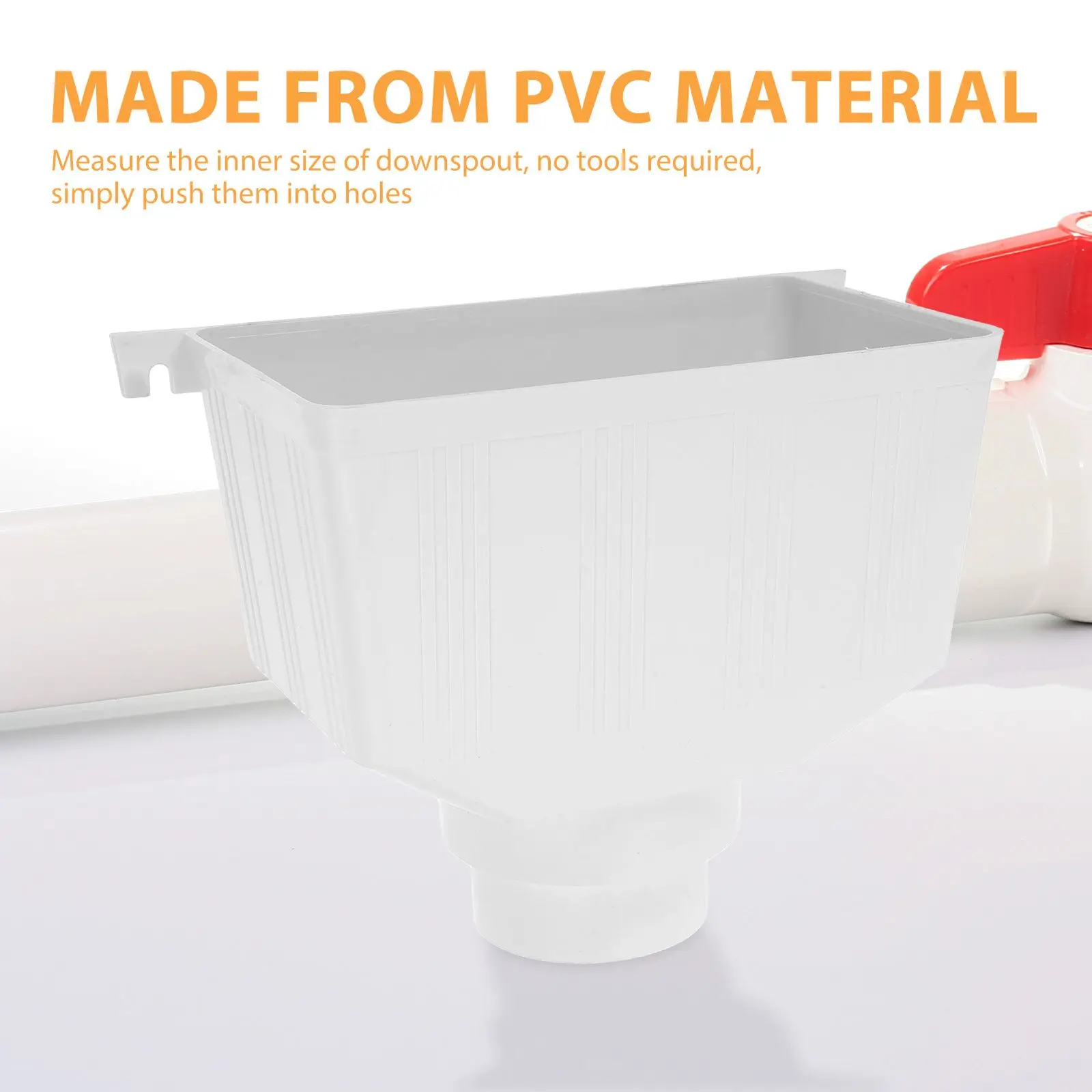 

Сливная труба из ПВХ 110x75 мм, переключатель желоба для дождевой воды, соединитель водосточной трубы, прочный, не деформируемый, длительный срок службы