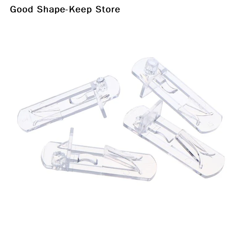 daily10Pcs Heavy Duty Plastic Shelf Support Pegs Transparent Shelf Holder Pins for Bathroom Cabinet Bookcase Closet Organizer