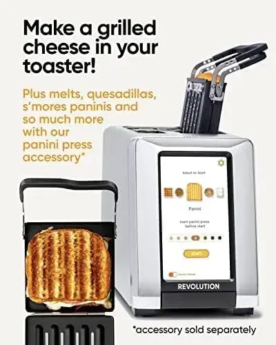 Revolution R180S High-Speed Touchscreen Toaster, 2-Slice  Toaster with Patented InstaGLO Technology &