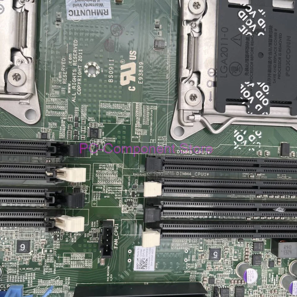 اللوحة الأم لمحطة العمل لـ Dell T7600 TF3RV VHRW1 0TF3RV 0VHRW1 X79